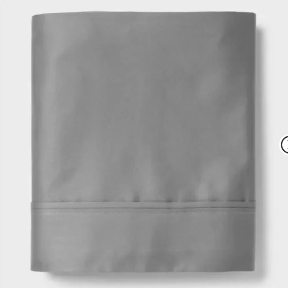 400 Thread Count Performance Flat Sheet - Threshold Classic Gray